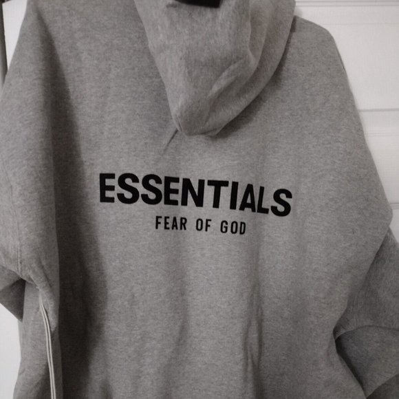 Fear Of God Essential Hoodie Dark Oatmeal S22 Size M
